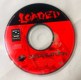 Video Game Loaded Disc Only Sega Saturn