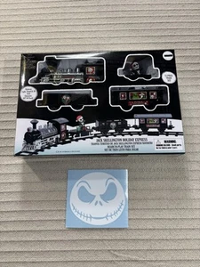 Nightmare Before Christmas Zug Set Fensteraufkleber Express Jack Skellington Neu - Bild 1 von 12