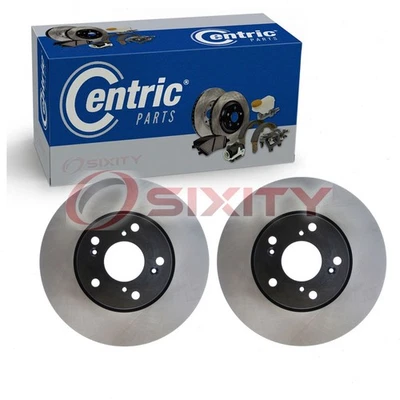 2 rotores de freno de disco delanteros centrados para Honda Accord 1998-2017 2,4 L 3,0 L L4 ay Foto 1 de 4