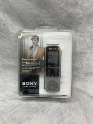 SONY ICD-BX112 2GB DIGITAL VOICE RECORDER OVER 500 HOUR RECORDING DB-6 - Image 1 of 4