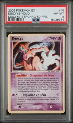 Carte Pokémon Deoxys 16/107 PSA 8 Holo Deck Ex Deoxys FR - Photo 1/2