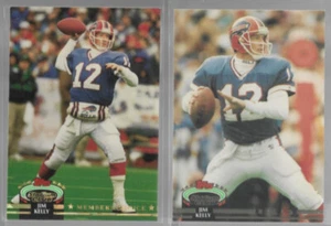 JIM KELLY 1992 SC Members Choice #605 + 1992 Stadium Club #640. BUFFALO - Picture 1 of 1