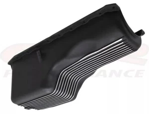 For 1991+ Chevy Oil Pan Big Block 396 402 427 454 Gen 5 / 6 Black Aluminum - Picture 1 of 3