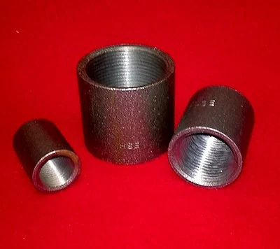 MARKENLOS Stahl Schweißmuffe, Anschweißmuffe DIN 2986 von 1/8" bis 4" & 1/2 Sonderlängen