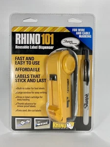 DYMO RHINO 101 BRANDNEUER VERSIEGELTER ETIKETTENSPENDER - Bild 1 von 4