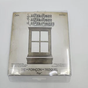 Caja de ventana y ventana Sizzix Tim Holtz alteraciones troqueles #658780 usada - Imagen 1 de 7