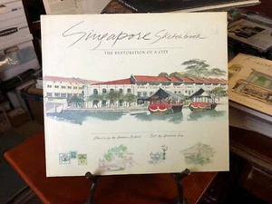 'Singapore Sketchbook' Paintings by Graham Byfield HC 1996 - Picture 1 of 3