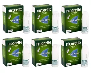 Nasal Spray Nicorette 10ml - 6 Pack Expiry 01-2026 - Picture 1 of 2