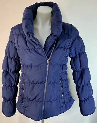 CHAQUETA ACOLCHADA DE PLUMÓN PARA MUJER KENNETH COLE New York azul pequeña Foto 1 de 4