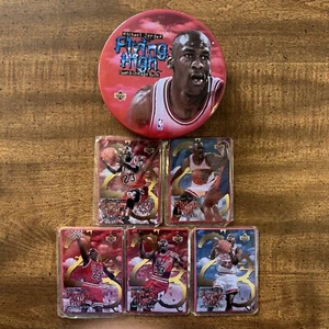 1998 Upper Deck Michael Jordan Flying High 5 Card Complete Set Cards Are Sealed - Picture 1 of 4
