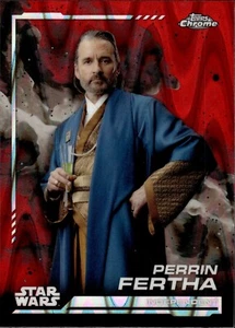Perrin Fertha - Red Raywave Refractor #97 - TOPPS Chrome Star Wars 2024 - Picture 1 of 2