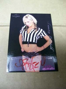 2005 BENCHWARMER SIGNATURE SERIES SILVER AUTOGRAPH #42 LAUREN BERGFELD - Bild 1 von 2