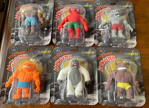 6 SEALED COMPLETE SET Stretchy Monster Stretchable Figures Stretch Armstrong New - Picture 1 of 9