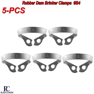 X5 B4 Abrazaderas de presa de goma Brinker Tejido gingival Molar inferior Instrumentos dentales - Imagen 1 de 5