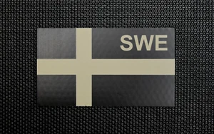 Infrarot Schweden Flagge Särskilda Operationsgruppen SOG Specialförbandsledninge SWE - Bild 1 von 2