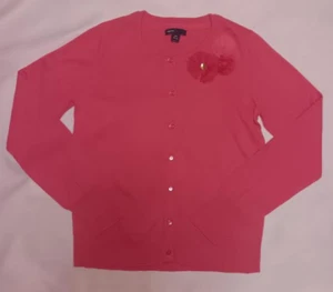 Girls Gap kids embellished coral cardigan size XXL (14-16) new no tag - Picture 1 of 2