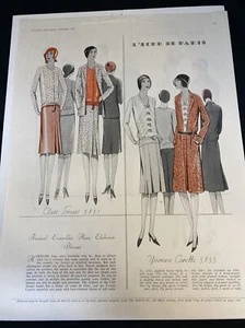 October 1929 McCall's Print Ad L Echo de Paris - Picture 1 of 2