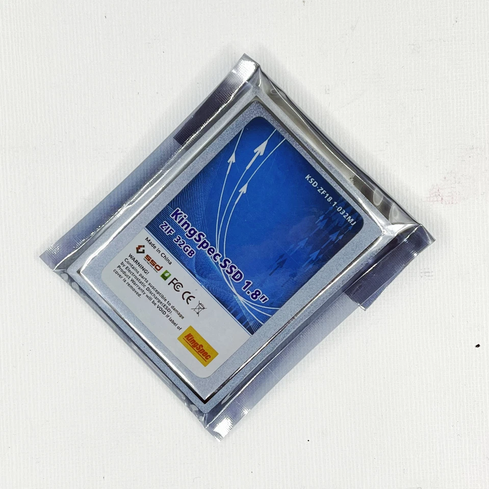 KingSPec 32GB (1.8''32GB SSD-ZIF) KSD-ZF18.1-032MJ 1.8" CE Solid State Drive - Image 1 of 2