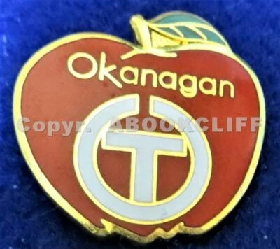 Okanagan Telephones w/ APPLE B.C. Canada Pin Mint Uncommon - Image 1 of 4