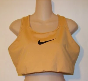 Sujetador deportivo Nike para mujer 1X talla grande Dri-Fit verde lima y bronceado LOTE DE 2 D132 - Imagen 1 de 6