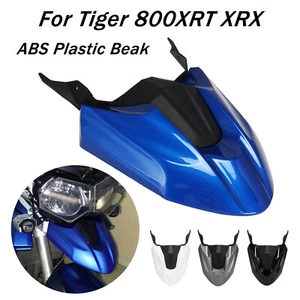 Becco Per Tiger 800 XRT XRX XC Front Beak Extender Fender Extension ABS Plastic - Picture 1 of 16