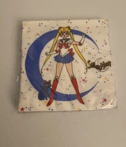 Sailor Moon Luncheon Party Napkins 16 Count 13.5" x 13 3/8" Beach Brand G1356LN - Picture 1 of 2