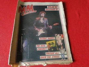 Vintage Rock N Roll Newspaper Pulp Magazine Melody Maker 1981 Bob Dylan       P2 - Picture 1 of 10