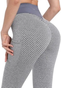 Leggings for Women Butt Lift Tummy Control with Pocket 2 Side (Gray,Size:XL) - Picture 1 of 9