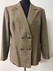 Chic and Stylish Vintage Wool Blazer | Women's Classic  Houndstooth