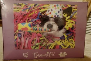 NEW PAWSOME PALS 1000 pieces jigsaw puzzle by Pink Sky Birthday Party Dog NEW - Picture 1 of 4