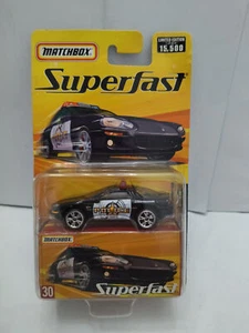 CHEVROLET CAMARO 1993 Z-28 POLICE SUPERFAST n30 1:64 MATCHBOX - Imagen 1 de 3