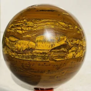 Natural tiger's eye ball quartz crystals sphere gem reiki healing 2300g - Picture 1 of 13
