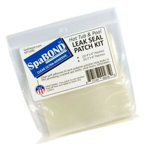Spa Bond Hot Tub & Pool Leak Seal Patch Kit - Clear Ultra-Adhesive Waterproof...