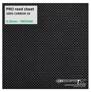 0.35mm/0.0137" thick REED VALVE PETAL SELF-CUT SHEET 100% CARBON FIBER - Picture 1 of 2