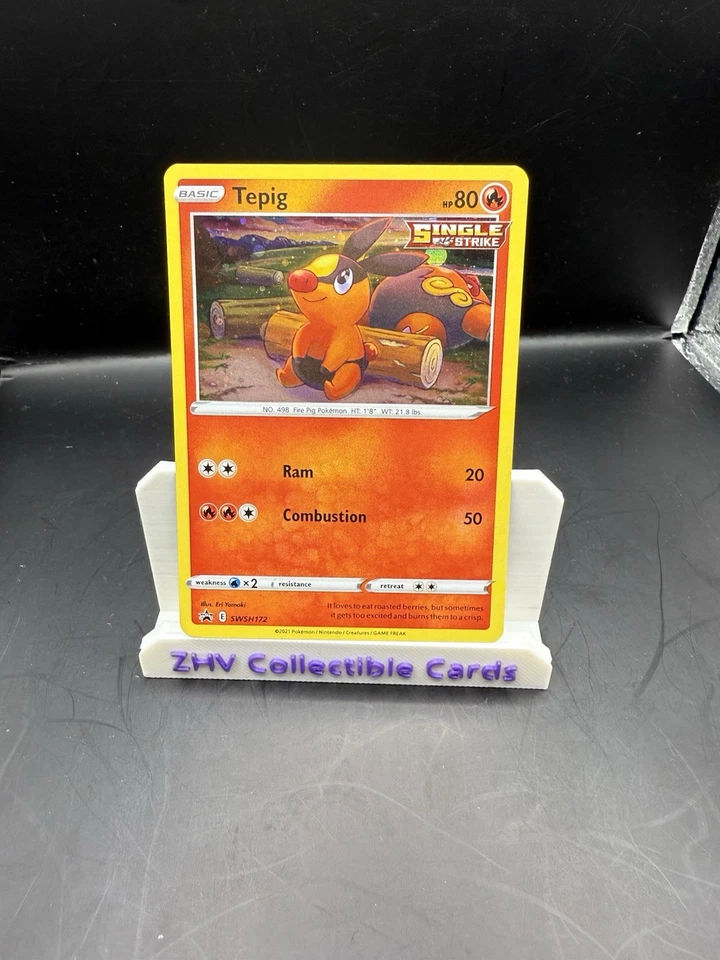 Tepig SWSH172 SWSH: Sword & Shield Promo Cards Holo - Image 1 of 1