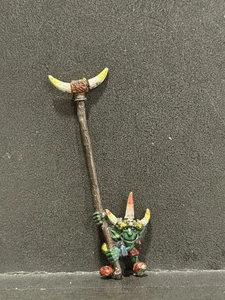 Warhammer Goblin Bannerträger Standard WFB 90er Metall Citadel Orks & Goblins - Bild 1 von 2