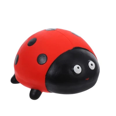  Latex Squeaky Dog Toy Ladybug Puppies and Small Dogs Durable Dog Toy for - Image 1 of 4