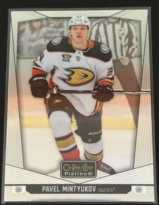 Pavel Mintyukov 2024-25 O-Pee-Chee Platinum  Rainbow #190 Anaheim - Image 1 of 2