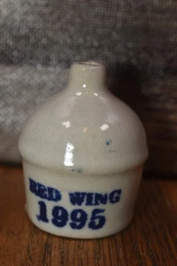 RARE Vintage 1995 Red Wing RCP 2 Inch Advertising Stoneware Souvenir Mini Jug - Picture 1 of 5
