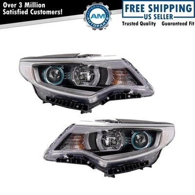 Headlight Assembly Set Driver & Passenger Side Fits 2017-2020 Kia Optima Foto 1 de 4