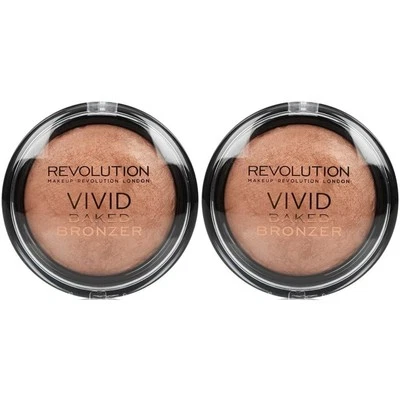 Lot of 2 Revolution Baked Bronzer, Gloden Days ~ Sealed - Image 1 of 3