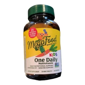 MegaFood Kids One Daily 30 Tablets Dairy-Free, Gluten-Free, Soy-Free, - Picture 1 of 1