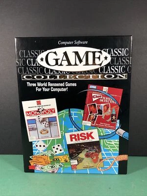 Game Collection | Clue, Risk & Monopoly | 3.5" Floppy Disks W/ Manuals & Box - Image 1 of 4