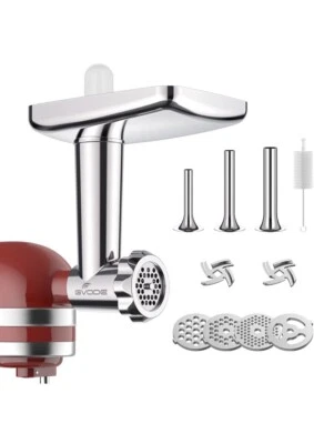 Molinillo de carne y verduras de acero inoxidable de alta resistencia con kit de salchichas ¡¡NUEVO!!! Foto 1 de 4