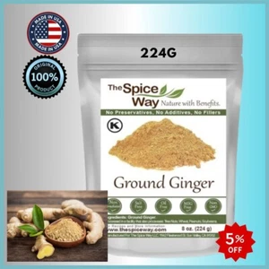 Ginger Powder  Finely Ground for Easy Mixing Raw Ginger Spice Flavor 8oz Raslok - Picture 1 of 23