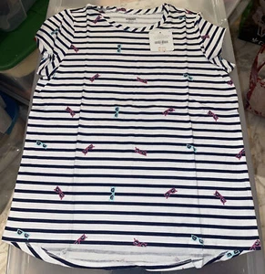 Gymboree Shirt Striped Girl XL/14 - Picture 1 of 4