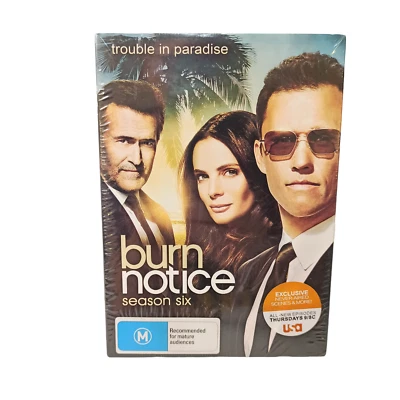 Burn Notice Complete Season 6 DVD TV Series Action Drama Espionage Intelligence - Image 1 of 4