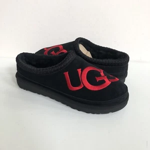 UGG MEN TASMAN LOGO BLACK MOCCASIN SHOE US 12 / EU 45 / UK 11 - Picture 1 of 7