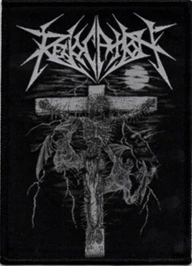 REVOCATION-RE-CRUCIFIED-WOVEN PATCH-BLACK BORDERS - Picture 1 of 1
