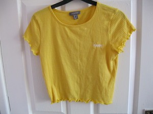 primark yellow crop top